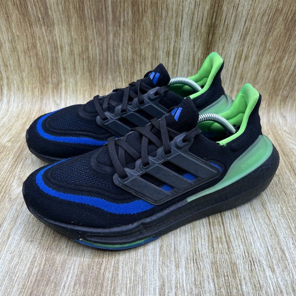 adidas Ultraboost Light Men\'s Size 7 Black Lucid Lime‎ Running Shoes IF2414
